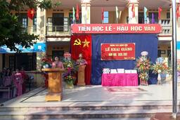 trường THCS Quảng Châu tổ chức khai giảng năm học mới 2020-2021