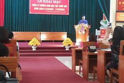 Trường THCS Quảng Châu tham gia tuần lễ hưởng ứng học tập suốt đời tại UBND xã Quảng Châu